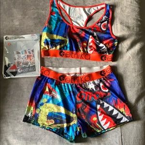Ethika Bra and Short Set